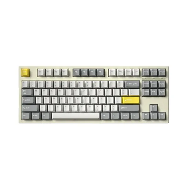 Bàn phím cơ FL-Esports GP87 CP White Grey White sw (Kailh Box) (USBC/RGB/Hotswap)
