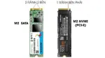 So sánh, phân biệt ổ cứng m2 sata và m2 pcie đơn giản bằng mắt thường