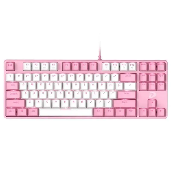 Bàn phím cơ DareU EK87 Pink White Blue switch